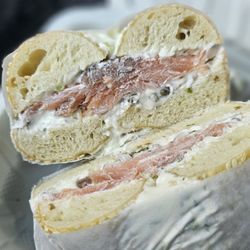 Bagel Bear - Lox bagel. Was delicious.