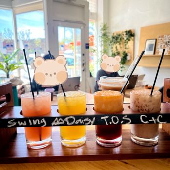 Contra Coffee & Tea - Liftoff flight - Coffee & Tea Near Me - Orange, California Contra Coffee & Tea - Liftoff flight - Coffee & Tea Near Me - Orange, California