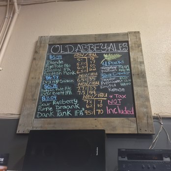 Old Abbey Ales - Outside sales menu~ - Breweries Near Me - Abbotsford, British Columbia Old Abbey Ales - Outside sales menu~ - Breweries Near Me - Abbotsford, British Columbia