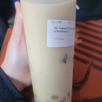 Cha Kung Fong - Oolong with Pearl, Pudding & Red Bean - Bubble Tea Near Me - Boston, Massachusetts Cha Kung Fong - Oolong with Pearl, Pudding & Red Bean - Bubble Tea Near Me - Boston, Massachusetts