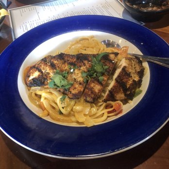 Azul Restaurant - Blackened chicken pasta with spicy cream sauce. So so good! - Mexican Near Me - Mill Creek, Washington Azul Restaurant - Blackened chicken pasta with spicy cream sauce. So so good! - Mexican Near Me - Mill Creek, Washington