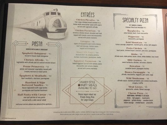 Menu photo 3 Village Station Sun Valley, ID