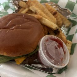 Two Rivers Public House - Two rivers burger and fry's.