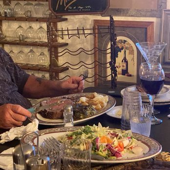 Silvia's Thompsonville Cafe - Salad wine and prime rib - Italian Near Me - Enfield, Connecticut