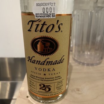 Lantern Sushi - a bottle of tito's handmade vodka - Sushi Bars Near Me - Norwood, North Carolina