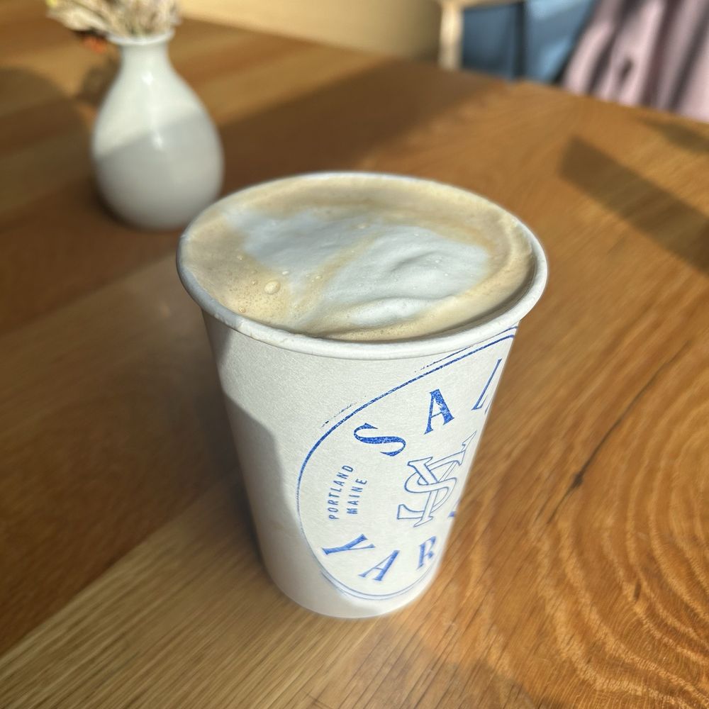 Salt Yard Cafe & Bar - Honey lavender latte - New American Near Me - Portland, Maine Salt Yard Cafe & Bar - Honey lavender latte - New American Near Me - Portland, Maine