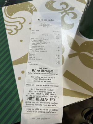Menu photo 2 Wingstop Hawthorne, CA Menu photo 2 Wingstop Hawthorne, CA