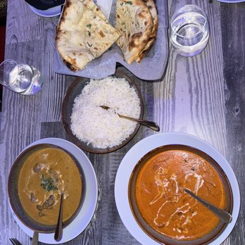 Jalsa Indian Kitchen - Butter Shrimp (GF/D/N) Buttery Garlic Naan (Signature ) (D/G) Lamb Korma (Signature ) (N/GF/D) - Indian Near Me - Somerdale, New Jersey