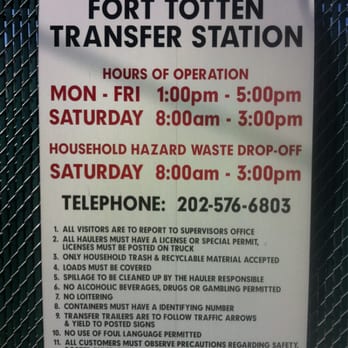 Fort Totten Trash Transfer Station - Numbers 6 and 10 leave me out from the jump. - Public Services & Government Near Me - Washington, DC, District of Columbia