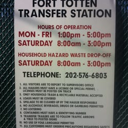 Photo of Fort Totten Trash Transfer Station - Washington, DC, DC, US. Numbers 6 and 10 leave me out from the jump.