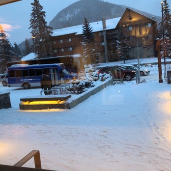 Whitebark Cafe - View from shop - Cafes Near Me - Banff, Alberta Whitebark Cafe - View from shop - Cafes Near Me - Banff, Alberta