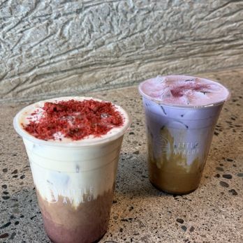 Little Avalon - Ube Honey Lavender Latte and Red Velvet Chai - Cafes Near Me - Las Vegas, Nevada Little Avalon - Ube Honey Lavender Latte and Red Velvet Chai - Cafes Near Me - Las Vegas, Nevada
