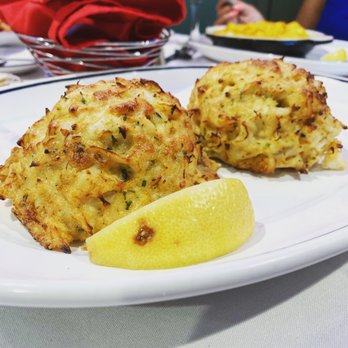 By The Docks Restaurant - Double crab cakes during restaurant week. - Seafood Near Me - Middle River, Maryland By The Docks Restaurant - Double crab cakes during restaurant week. - Seafood Near Me - Middle River, Maryland