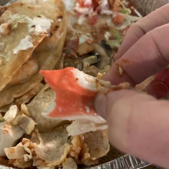 El Barco Mexican Restaurant - Not a crab enchilada. A whitefish enchilada, - Mexican Near Me - Columbus, Ohio