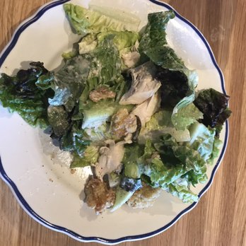 Doughbird - Split plate of Caesar w Chicken - Pizza Near Me - Phoenix, Arizona