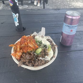 Korean Kitchen - Beef Bibimbap with garlic mayo - Korean Near Me - North Miami Beach, Florida
