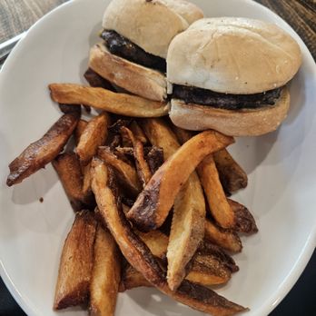 Athenian Grill - Kids meal mini burger and fries - Greek Near Me - Suisun City, California