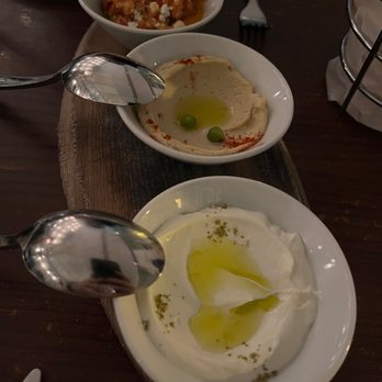 Zaytinya - Spreads: Labneh (yogurt), Hummus and Htipiti (the best) - Greek Near Me - Washington, DC, District of Columbia