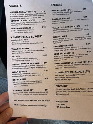 Menu photo 2 The Custer Wolf Custer, SD