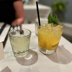 Roma - Limoncello and orange daquari. That orange drink was omg amazing.