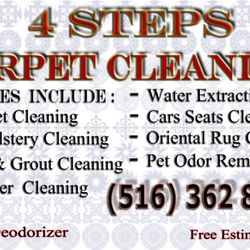 4 Steps Carpet Cleaning