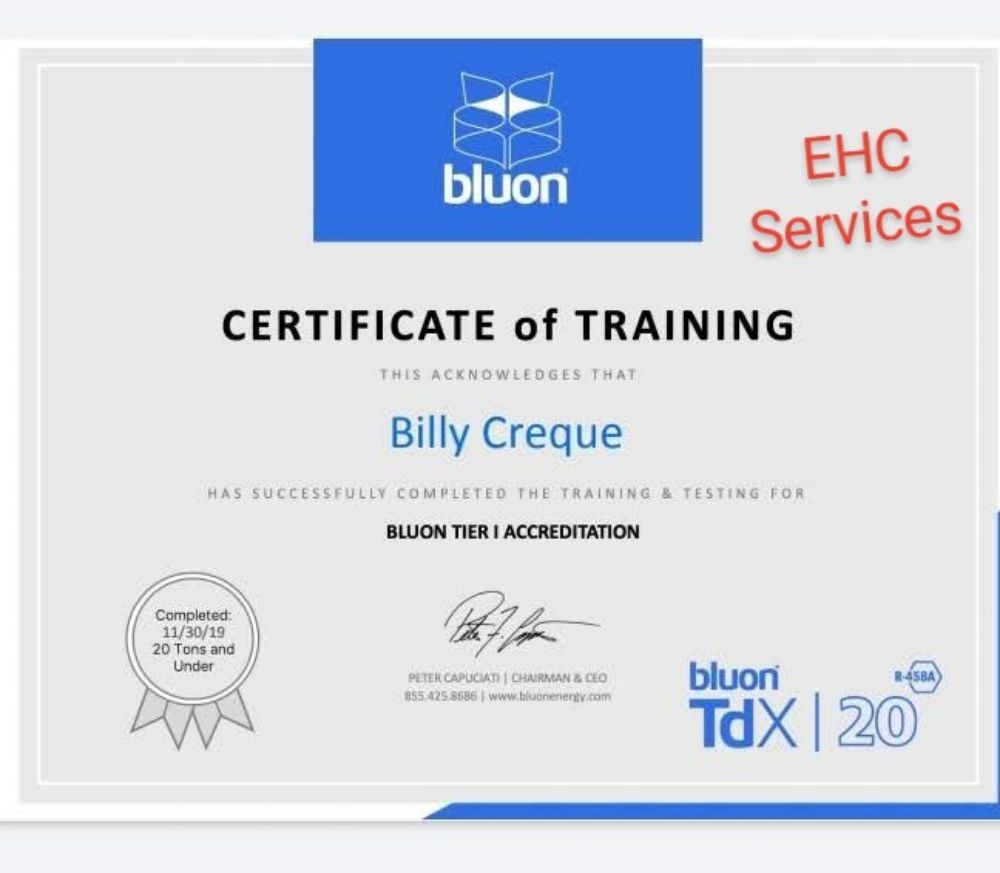Slide of EHC Services