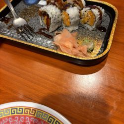 The Noodle Bowl Asian Bistro - My moms sweet potato sushi