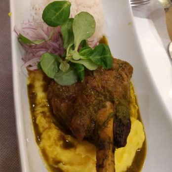 Kausa - Seco a la norteña - Lamb macerated in coriander and black beer - Peruvian Near Me - Madrid, M