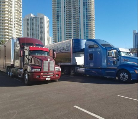 International or Overseas Transport - International/Overseas Car Shipping
To Europe, the Orient, the Islands and the world, we can assist you with auto transport. This procedure begins by obtaining your international rate from qualified and knowledgeable agencies. Your vehicle is transported to the designated port by carrier, and we will guide you in understanding all international codes.
Our state of the art radio equipped local pickup vehicles are always available and ready to service our customers at a moments notice.
Your vehicle is transported by ship to the designated port of your choice, and we will guide you in understanding all international codes. We offer roll on / roll off service where your vehicle is driven into the belly of the ship or for added security we can ship your car in an enclosed container. International or Overseas Transport - International/Overseas Car Shipping
To Europe, the Orient, the Islands and the world, we can assist you with auto transport. This procedure begins by obtaining your international rate from qualified and knowledgeable agencies. Your vehicle is transported to the designated port by carrier, and we will guide you in understanding all international codes.
Our state of the art radio equipped local pickup vehicles are always available and ready to service our customers at a moments notice.
Your vehicle is transported by ship to the designated port of your choice, and we will guide you in understanding all international codes. We offer roll on / roll off service where your vehicle is driven into the belly of the ship or for added security we can ship your car in an enclosed container.