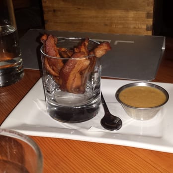 Leon's Full Service - bacon in a glass 5 | this was just bacon in a glass with a side of peanut butter *shrugs* - Gastropubs Near Me - Decatur, Georgia