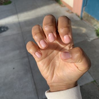 Plush Nails Spa - Natural color mani - Nail Salons Near Me - San Francisco, California