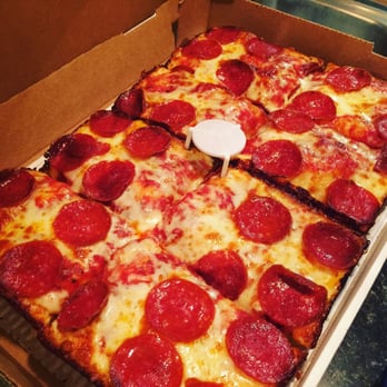 Jet's Pizza - 8 Corners with pepperoni and butter crust. - Pizza Near Me - Champaign, Illinois Jet's Pizza - 8 Corners with pepperoni and butter crust. - Pizza Near Me - Champaign, Illinois