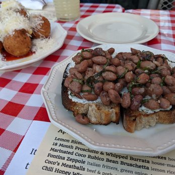 Little Coco's - Bruschetta and fontina zeppole - Italian Near Me - Washington, DC, District of Columbia Little Coco's - Bruschetta and fontina zeppole - Italian Near Me - Washington, DC, District of Columbia