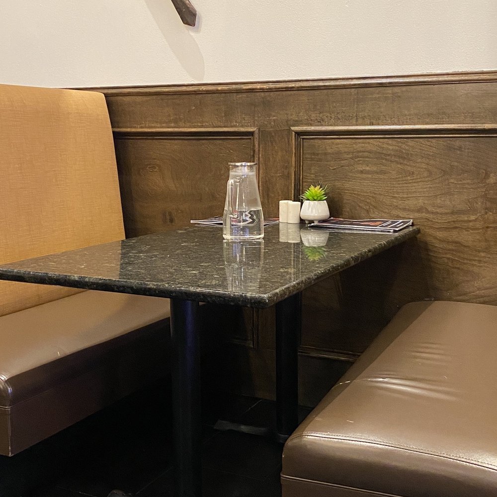The Monk’s Indian Bistro - Pearland - Water pitchers sitting at each table. Weird practice to me! - Indian Near Me - Pearland, Texas The Monk’s Indian Bistro - Pearland - Water pitchers sitting at each table. Weird practice to me! - Indian Near Me - Pearland, Texas