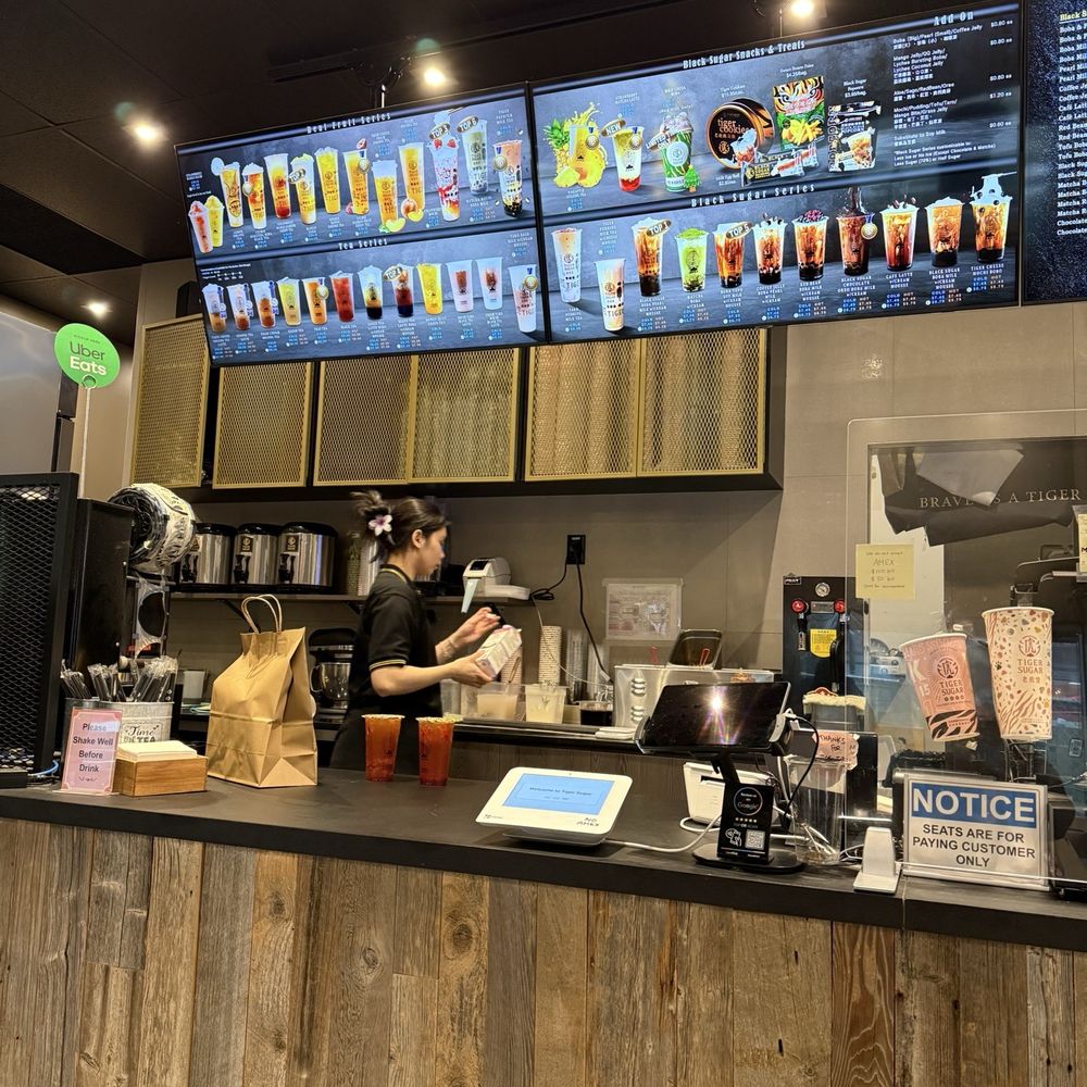 Tiger Sugar - Ordering area - Bubble Tea Near Me - Toronto, Ontario Tiger Sugar - Ordering area - Bubble Tea Near Me - Toronto, Ontario