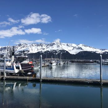 Ray's Waterfront - View from the dining room. - Seafood Near Me - Seward, Alaska