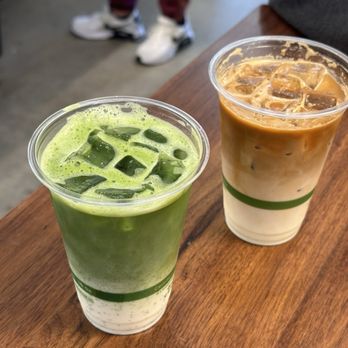 Kaizen & Coffee - Matcha latte and Vanilla latte - Coffee & Tea Near Me - San Mateo, California Kaizen & Coffee - Matcha latte and Vanilla latte - Coffee & Tea Near Me - San Mateo, California