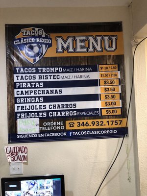 Menu photo 2 Tacos Clásico Regio Houston, TX Menu photo 2 Tacos Clásico Regio Houston, TX