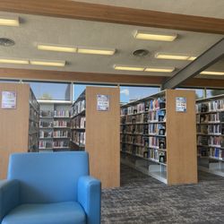 Omaha Public Library - Willa Cather Branch - Relaxing and looking at books