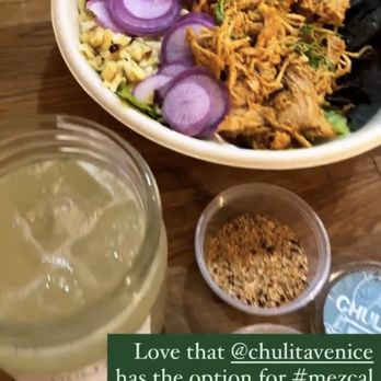 Chulita - Spicy Skinny Mezcal Margarita & The Chulita Bowl - Mexican Near Me - Venice, California