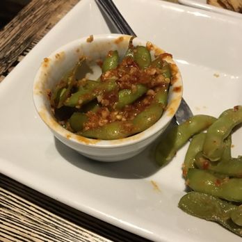 Kluddes Kitchen + Bar - Weird spicy edamame. Came served with some soupy sauce. - Gastropubs Near Me - Redlands, California Kluddes Kitchen + Bar - Weird spicy edamame. Came served with some soupy sauce. - Gastropubs Near Me - Redlands, California