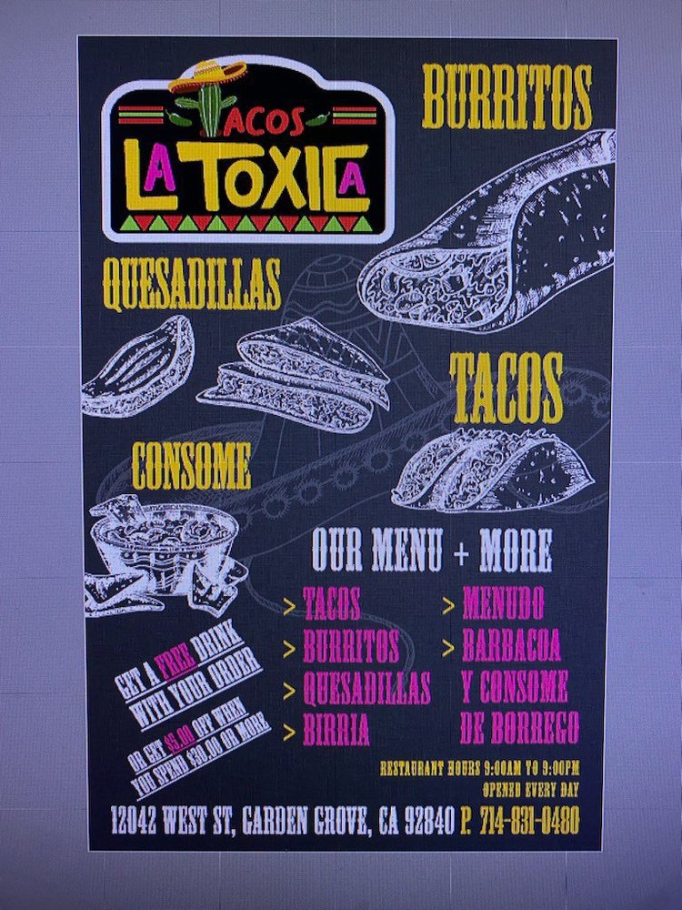 Tacos La Toxica, Garden Grove Roadtrippers