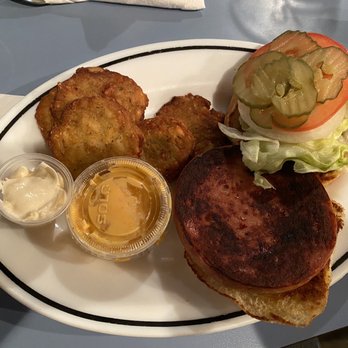 Plank's Cafe & Pizzeria - Bologna Sandwich + Potato Cakes - Pizza Near Me - Columbus, Ohio