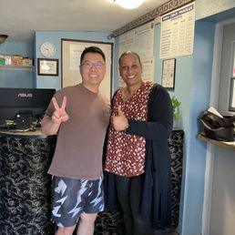 The owner and myself. The owner and myself.