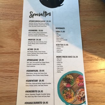Poke 3 - Menu - Poke Near Me - El Paso, Texas