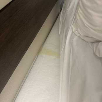 Coral Beach Resort - Yellow substance between headboard and mattress - Hotels Near Me - Myrtle Beach, South Carolina Coral Beach Resort - Yellow substance between headboard and mattress - Hotels Near Me - Myrtle Beach, South Carolina