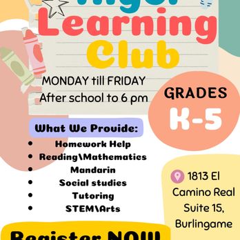 Rigel Learning Club - Tutoring Centers Near Me - Burlingame, California Rigel Learning Club - Tutoring Centers Near Me - Burlingame, California