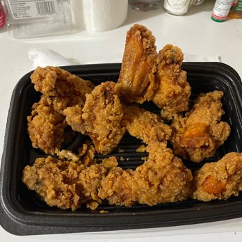 KFC - Chicken 12 Kentucky Fried Wings They were so tough & dry we only ate 2 of them.  Everything thing else was good. - Chicken Wings Near Me - Pahrump, Nevada