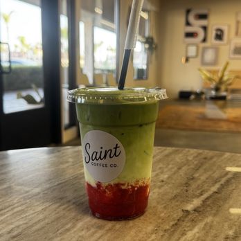 Saint Coffee - Matcha strawberry - Coffee & Tea Near Me - Fresno, California Saint Coffee - Matcha strawberry - Coffee & Tea Near Me - Fresno, California