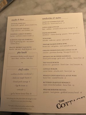 Menu photo 4 The Cottage Greenwich, CT